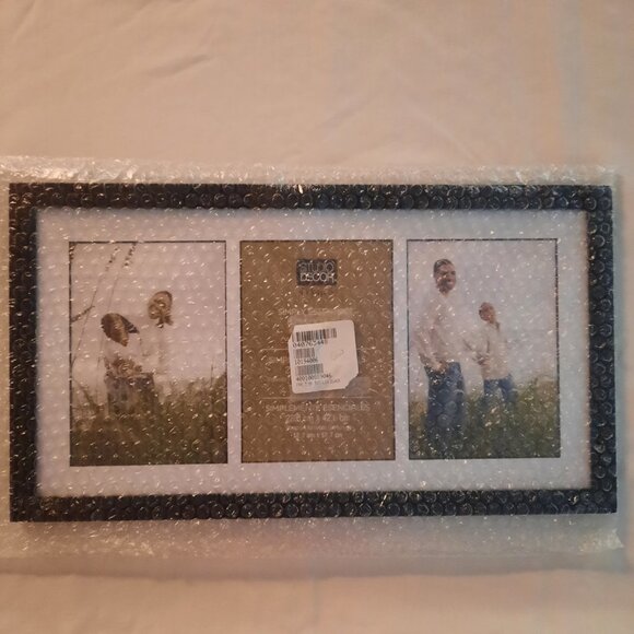 Studio Decor Simply Essentials Black Photo Frame For Three 5x7 Photos - Picture 3 of 3